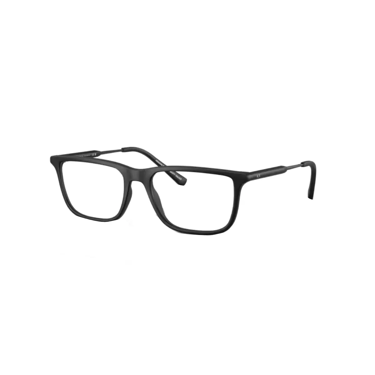 Óculos de Grau Armani Exchange 0AX3126 8078 54 Acetato Preto Fosco