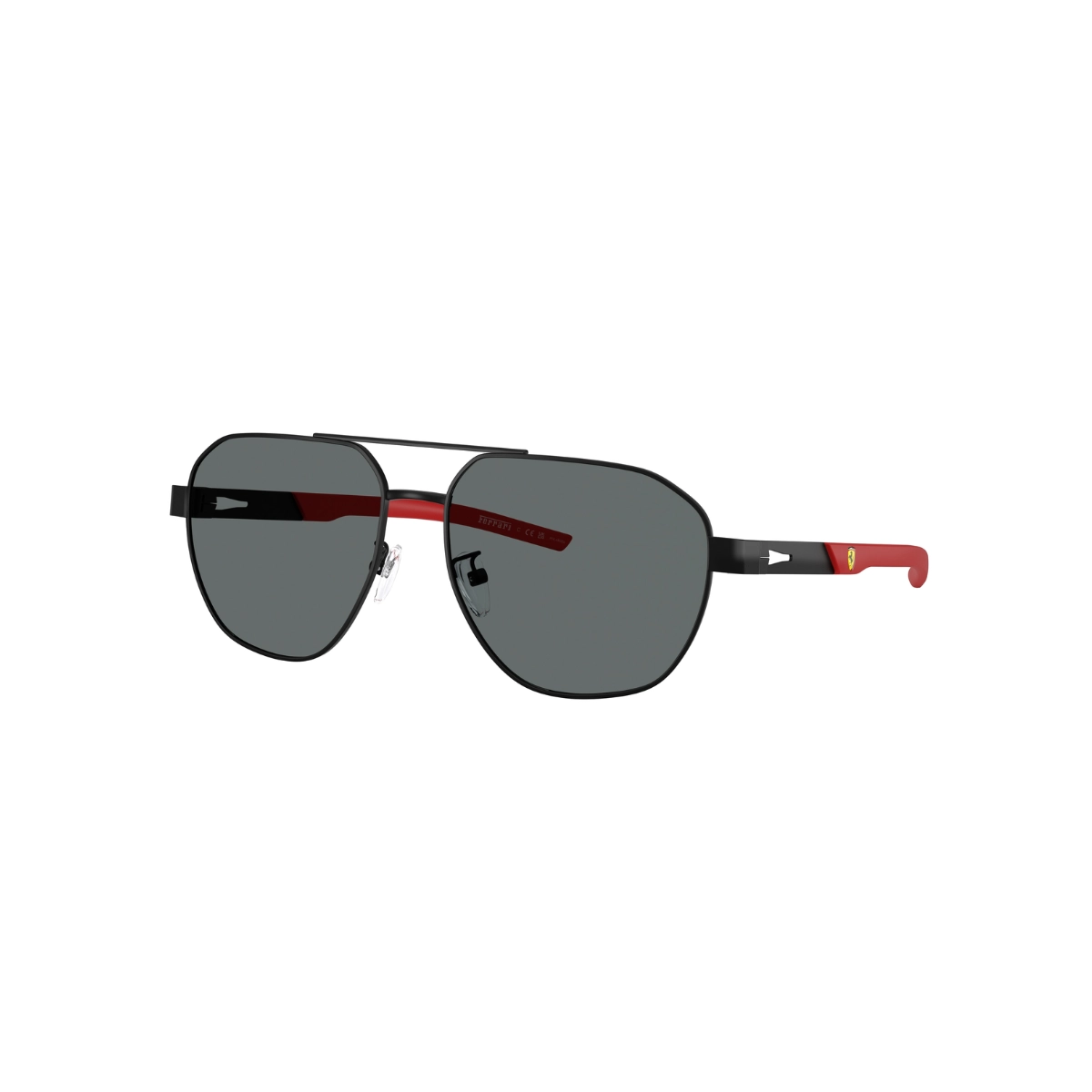 Óculos de Sol Scuderia Ferrari 0FZ5004D 101/8159 Metal Preto com lentes na cor Fumê