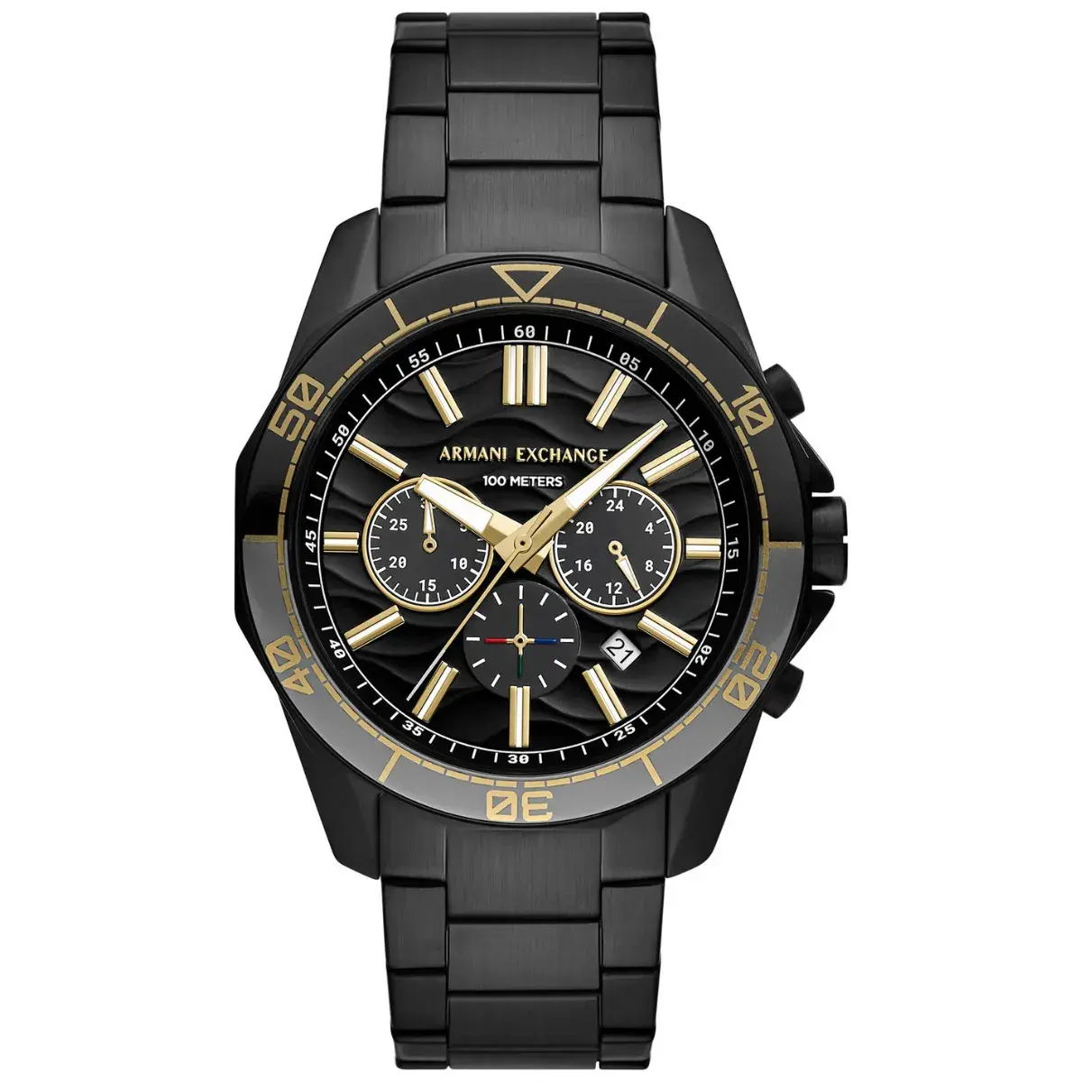 Relógio Armani Exchange A|X Spencer Cronógrafo - AX1963B1 P1PX Preto