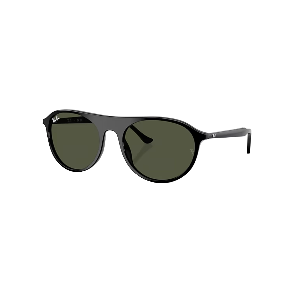 Óculos de Sol Ray-Ban 0RB2215 901/3159 Acetato Preto com lentes na cor Verde