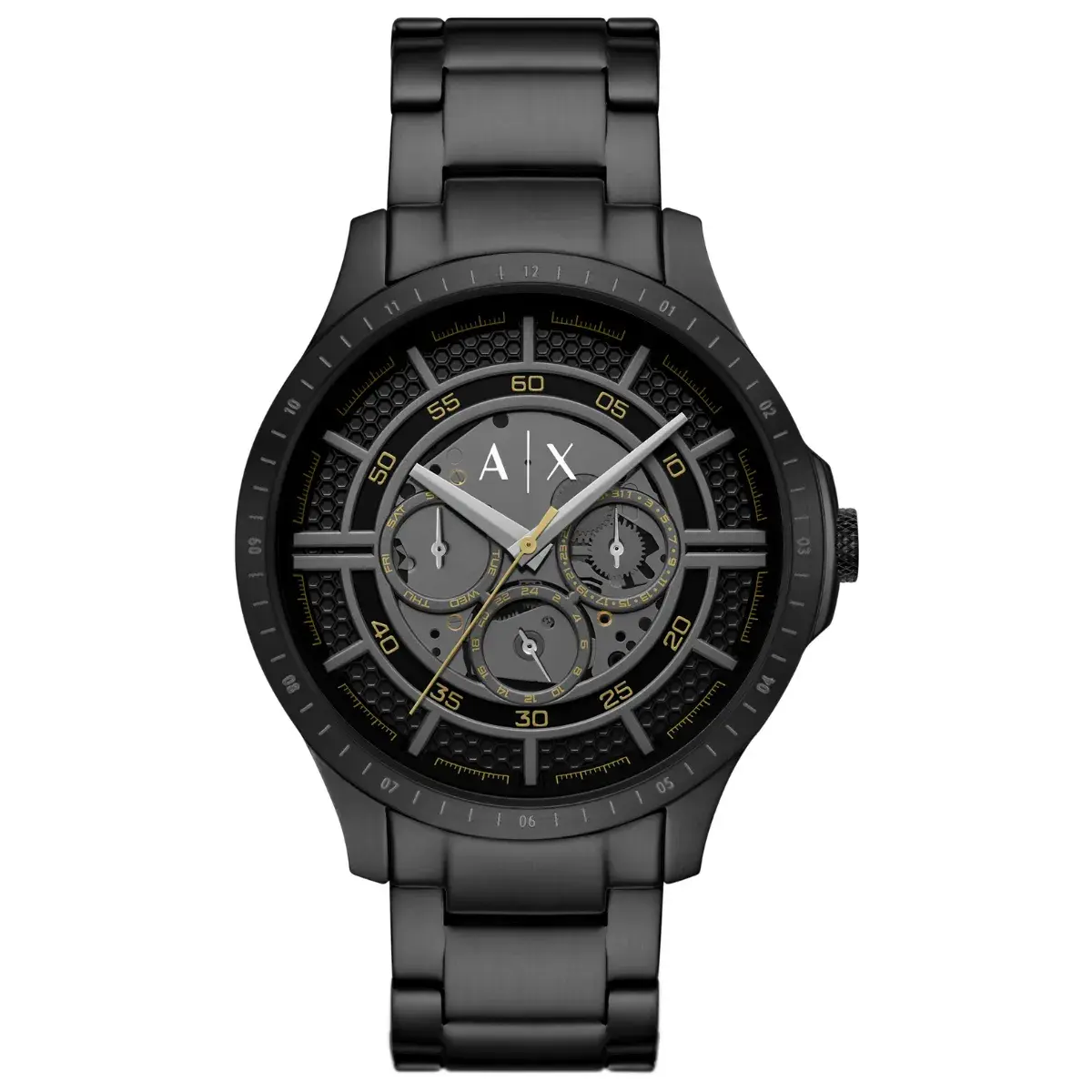 Relógio Armani Exchange A|X Hampton Multifunção - AX2460B1 P1PX Preto