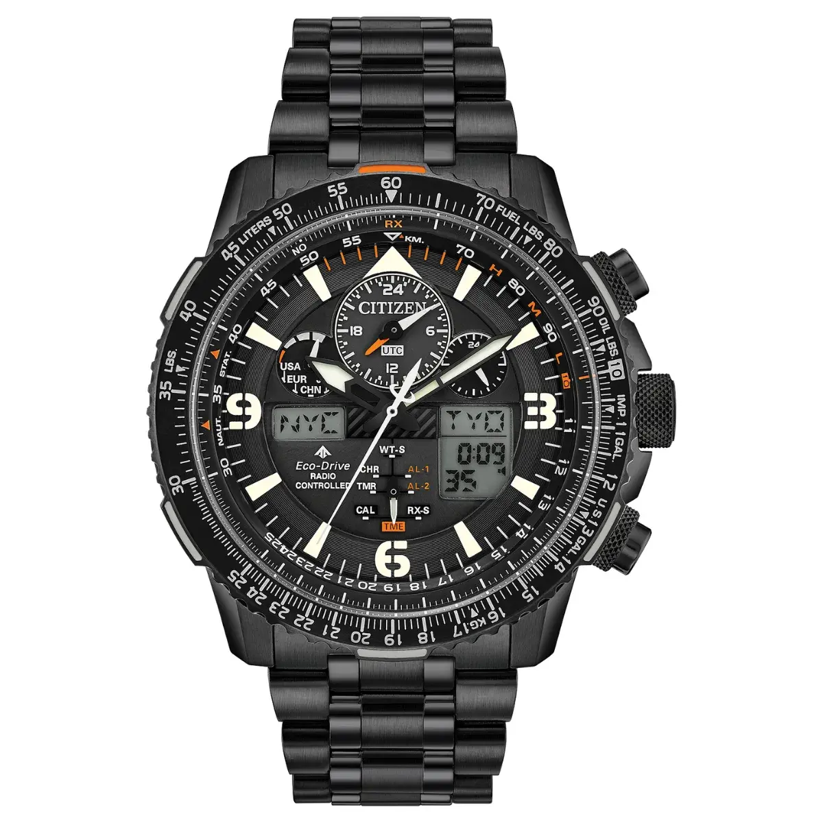Relógio Citizen Promaster Skyhawk AT Eco-Drive - JY8075 51EN Preto