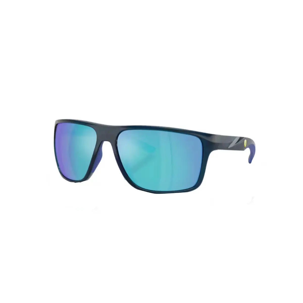 Óculos de Sol Scuderia Ferrrari 0FZ6015U 527/2563 Acetato Azul Marinho com lentes na cor Azul Espelhado Degradê