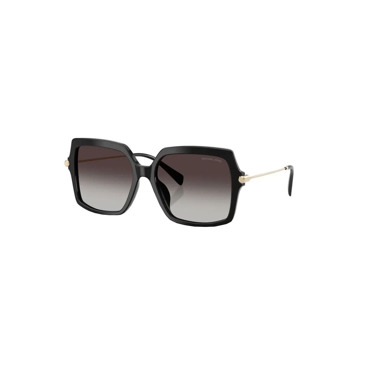 Óculos de Sol Michael Kors 0MK2247U 30058G57 Acetato Preto com lentes na cor Cinza Degradê