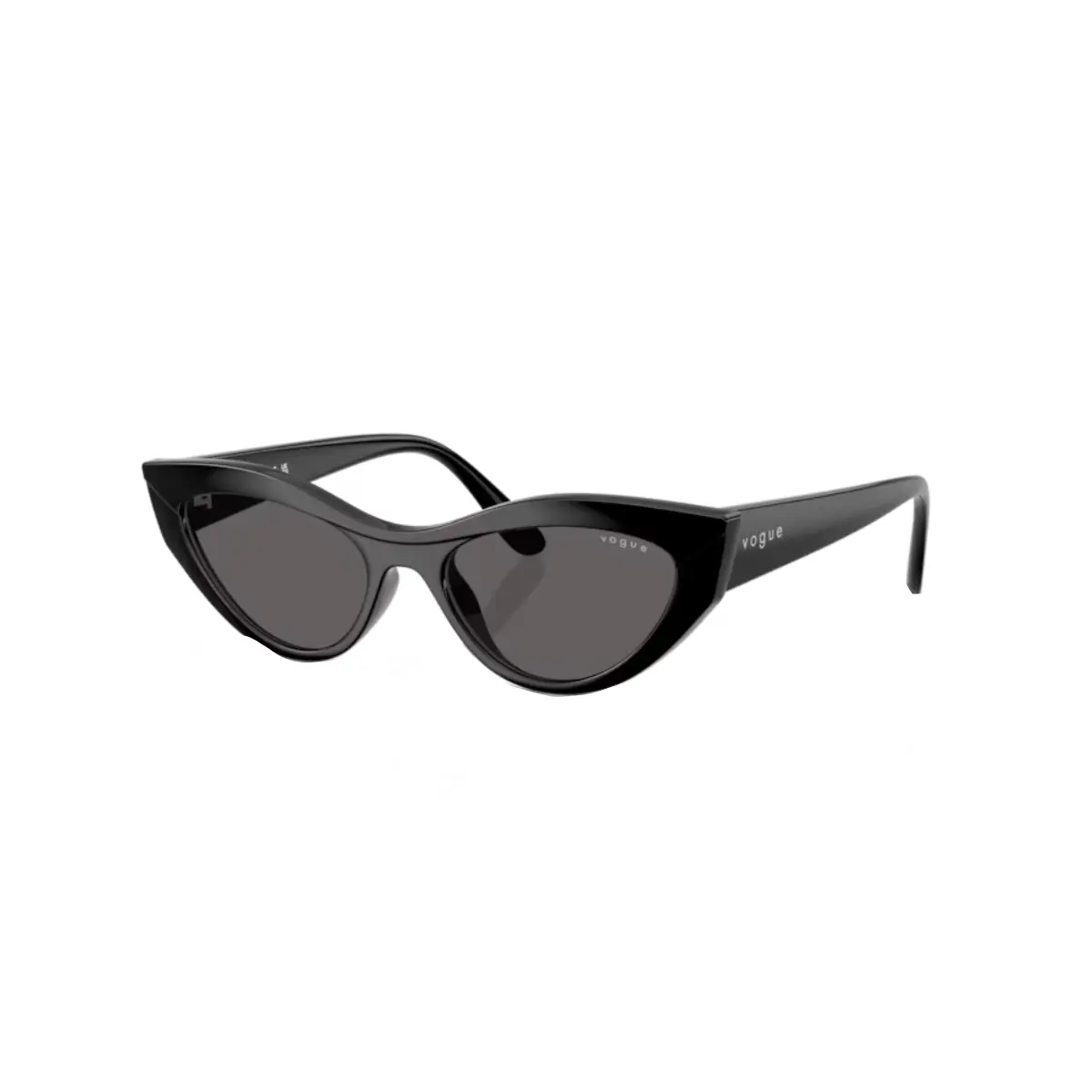 Óculos de Sol Vogue 0VO5637SU W44/8752 Nylon Preto com lentes na cor Fumê