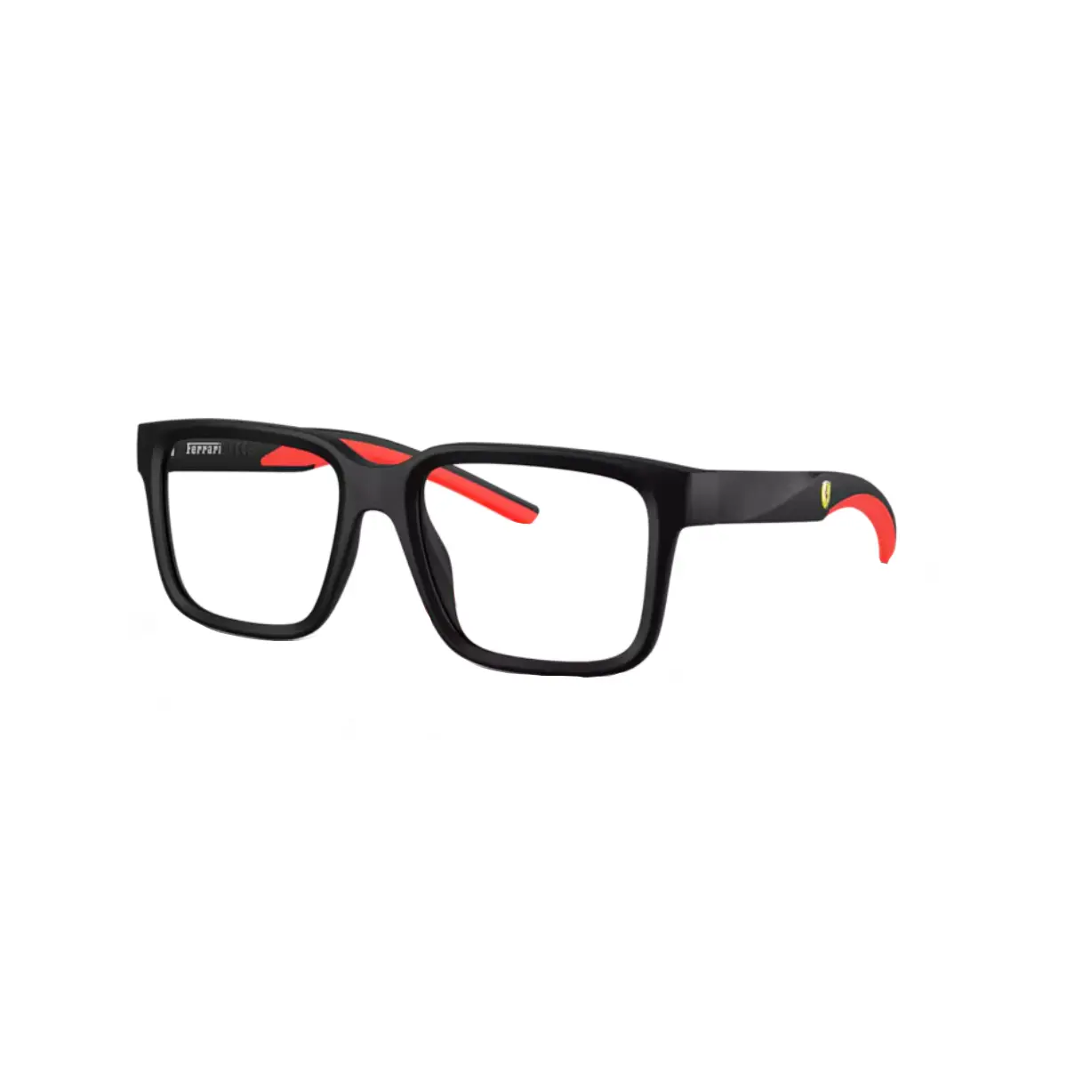 Óculos de Grau Scuderia Ferrari 0FZ8016U 504 53 Acetato Preto e Vermelho