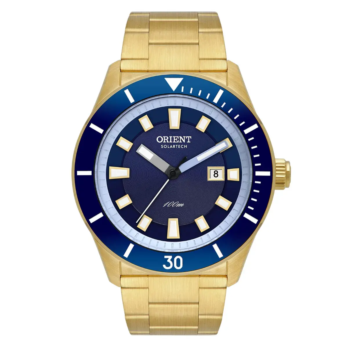 Relógio Orient Solartech Masculino - MGSS1291 D1KX Azul