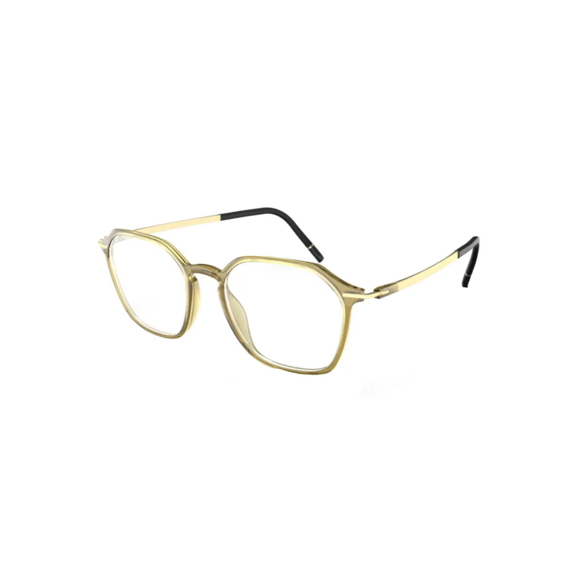 Óculos de Grau Silhouette Rising Dawn 2964/75 5540 52/18 Acetato Caramelo Transparente