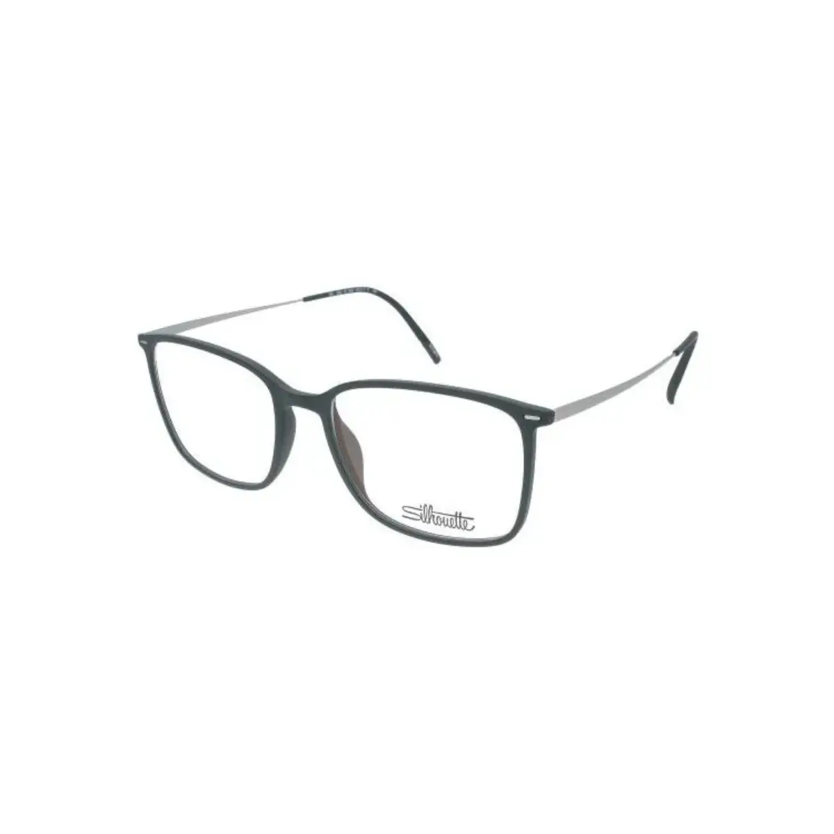 Óculos de Grau Silhouette Illusion Lite 2932/75 9010 53/17 Acetato Preto Fosco
