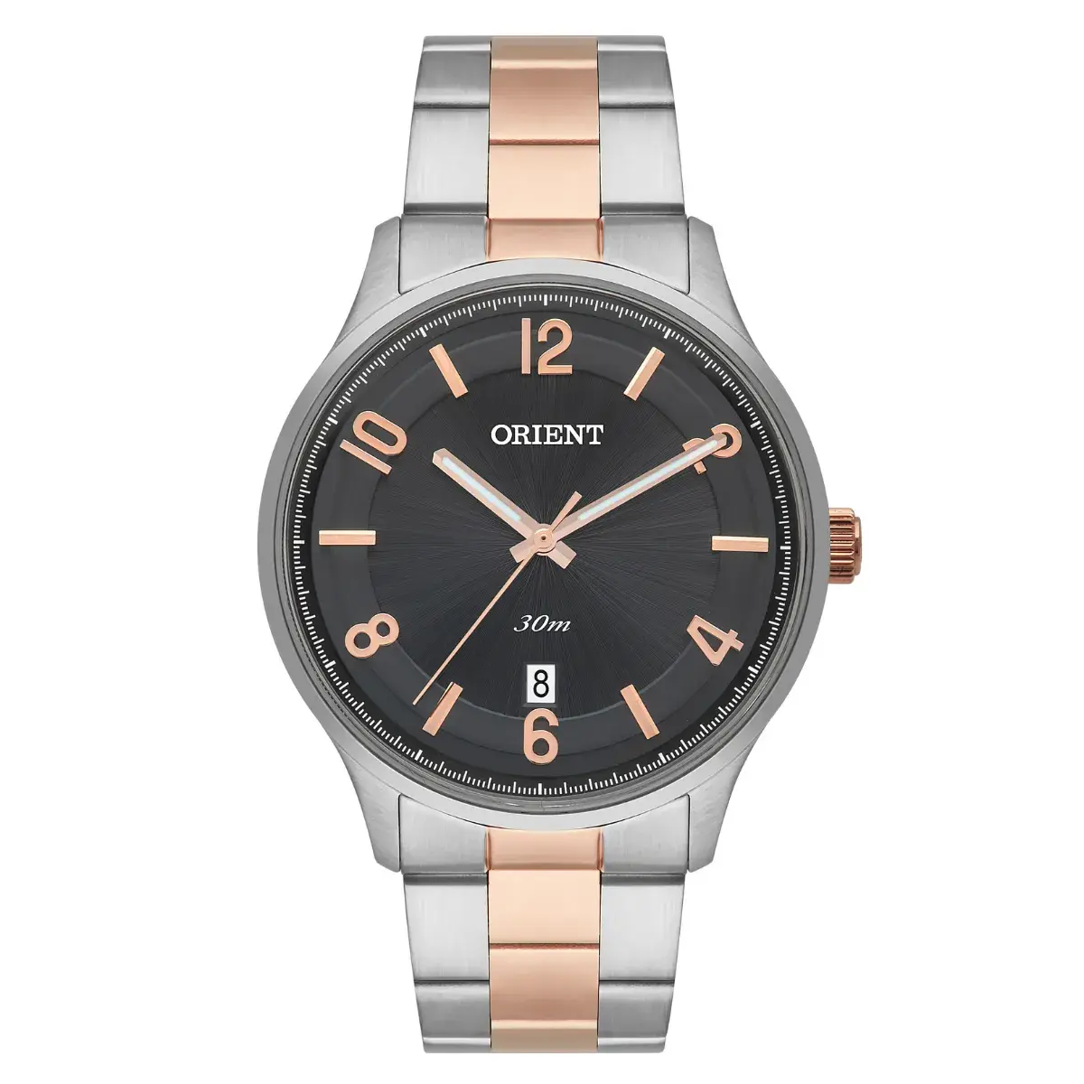 Relógio Orient Eternal Clássico Masculino - MTSS1118 G2SR Dois tons