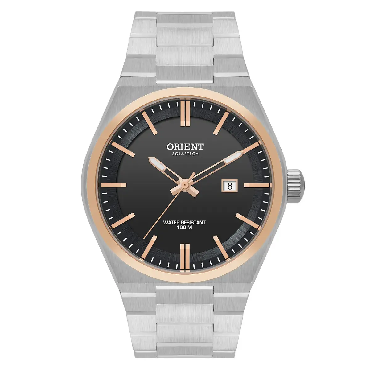 Relógio Orient Eternal Solartech Masculino - MTSS1123 P1SX Prata