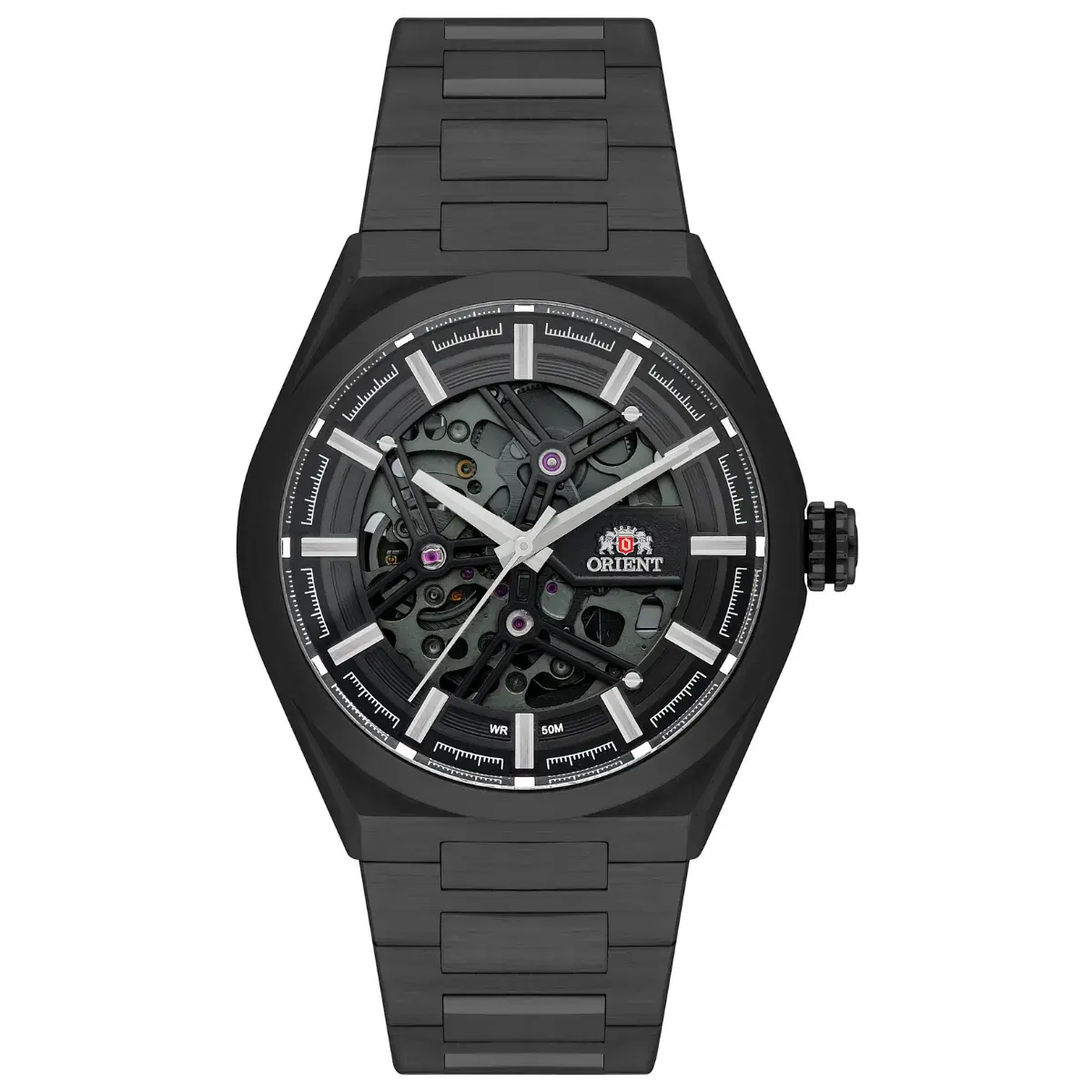 Relógio Orient Automático Clássico Masculino - NH7YY001 G1GX Preto