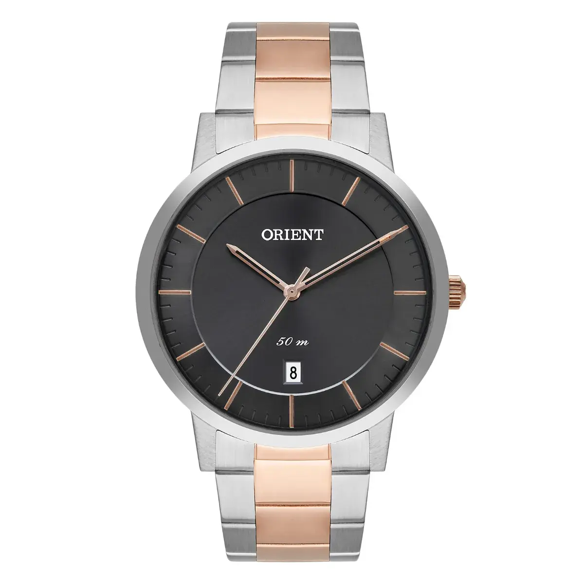 Relógio Orient Eternal Clássico Masculino - MTSS1117 G1SR Dois tons