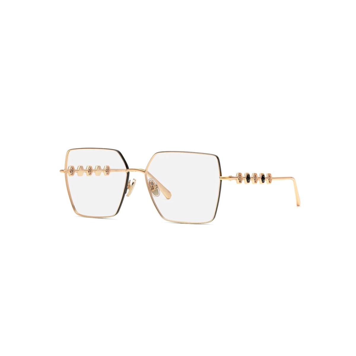 Óculos de Grau Philipp Plein VPP071S 5702AM Metal Rose