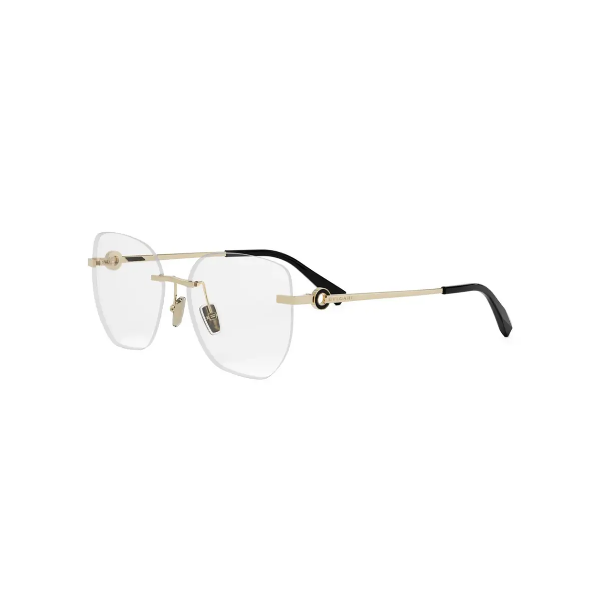 Óculos de Grau Bvlgari BV50007U_56033 Metal Dourado