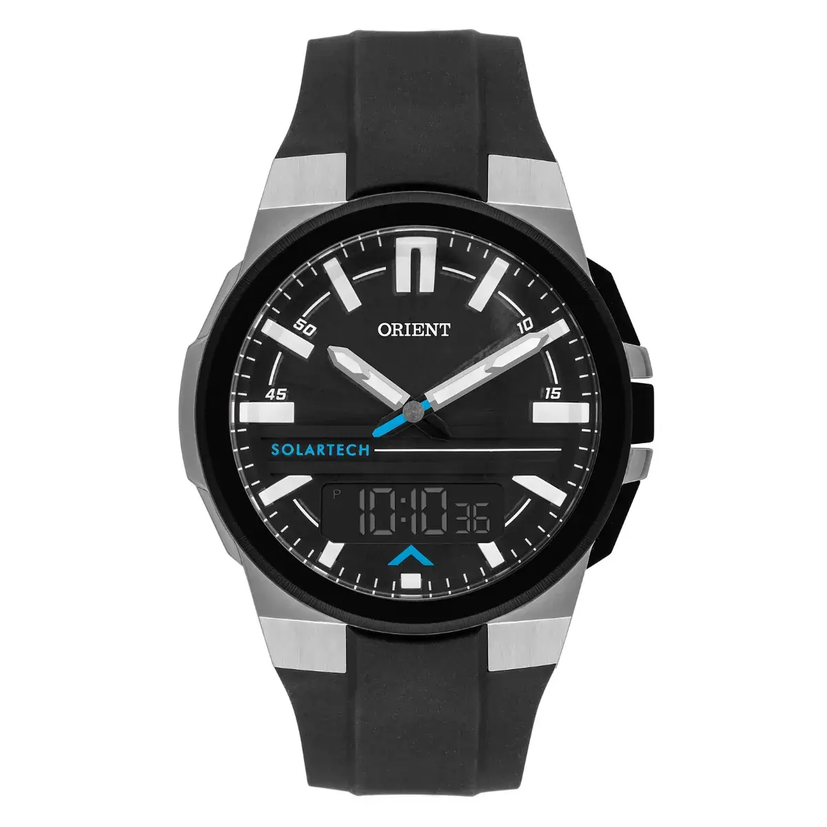 Relógio Orient Solartech Anadigi Masculino - MTSPA002 P1PX Preto