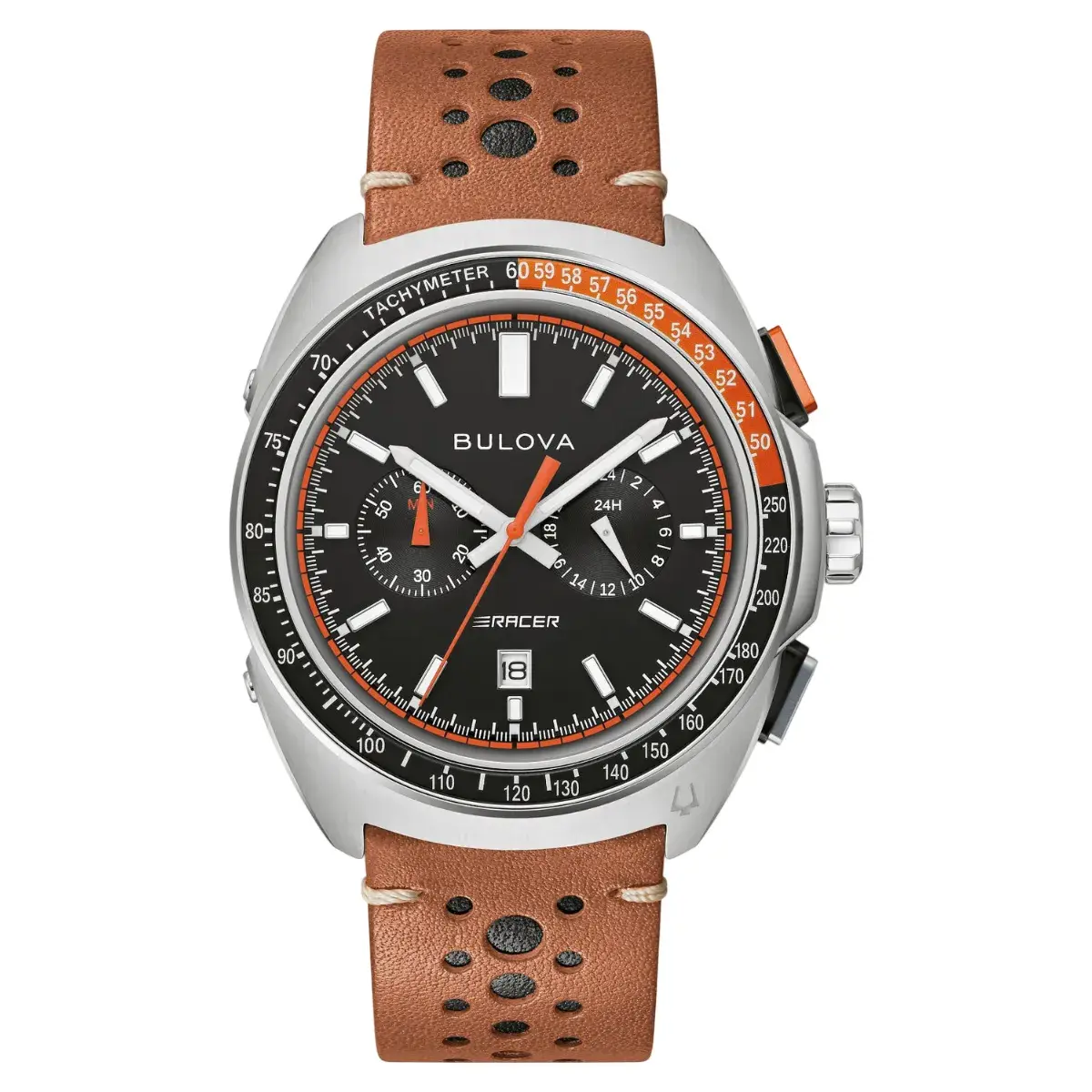 Relógio Bulova Racer Cronógrafo Masculino - 98B427N Marrom