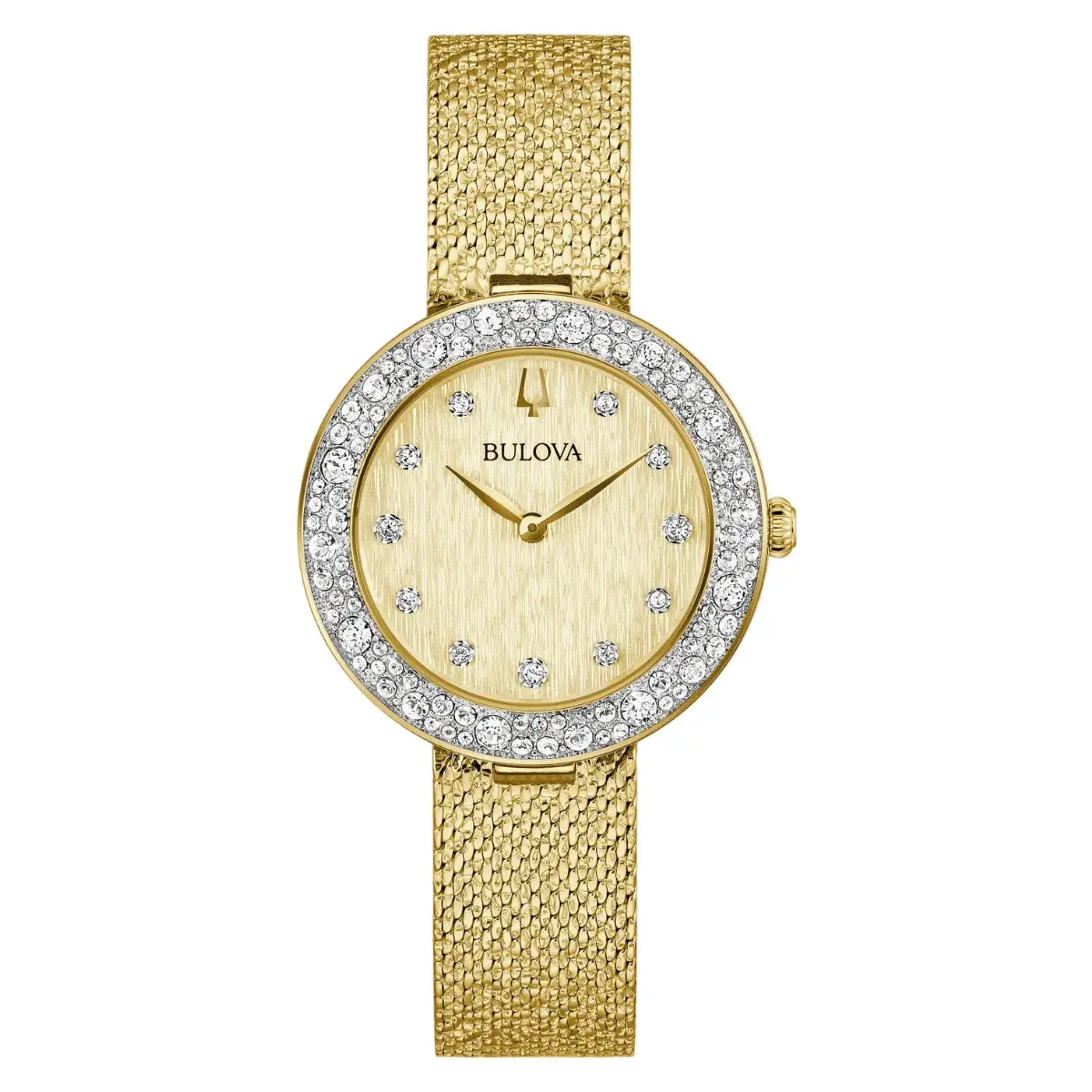 Relógio Bulova Crystal Feminino - 98L321N Dourado