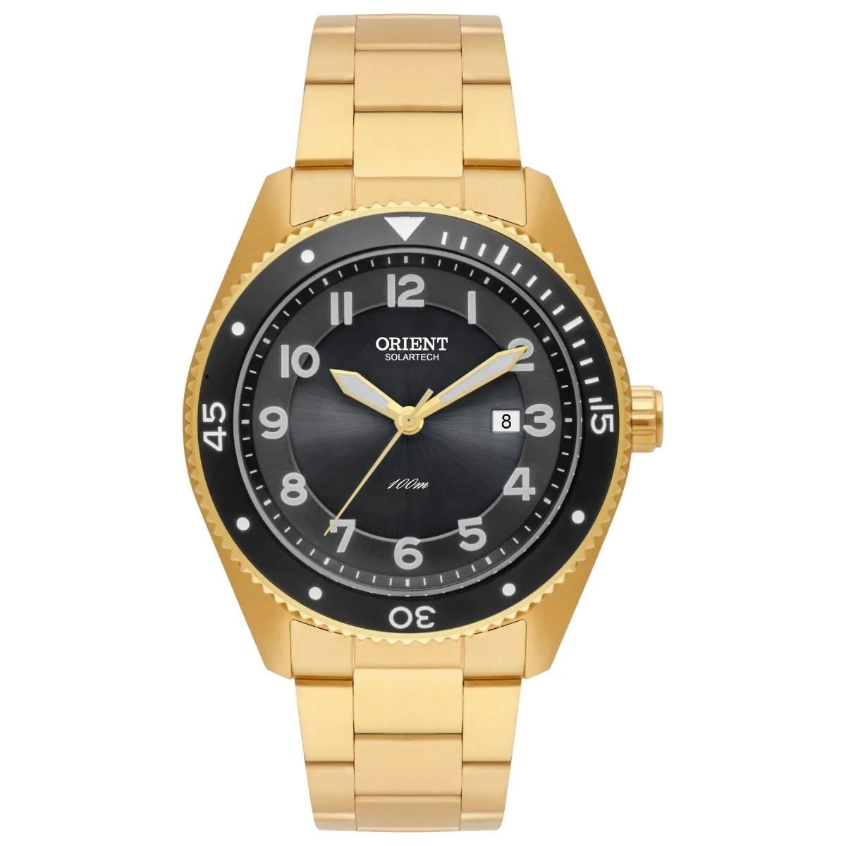 Relógio Orient Solartech Masculino - MGSS0003 G2KX Preto