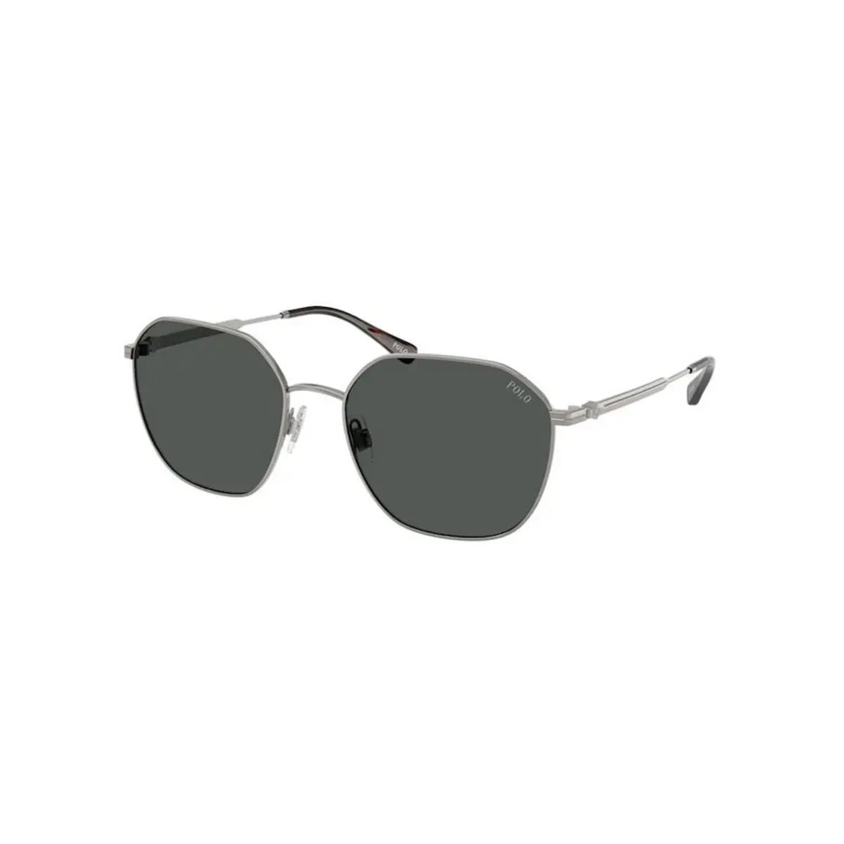 Óculos de Sol Polo Ralph Lauren 0PH3160 92668756 Metal Grafite com lentes na cor Cinza Escuro