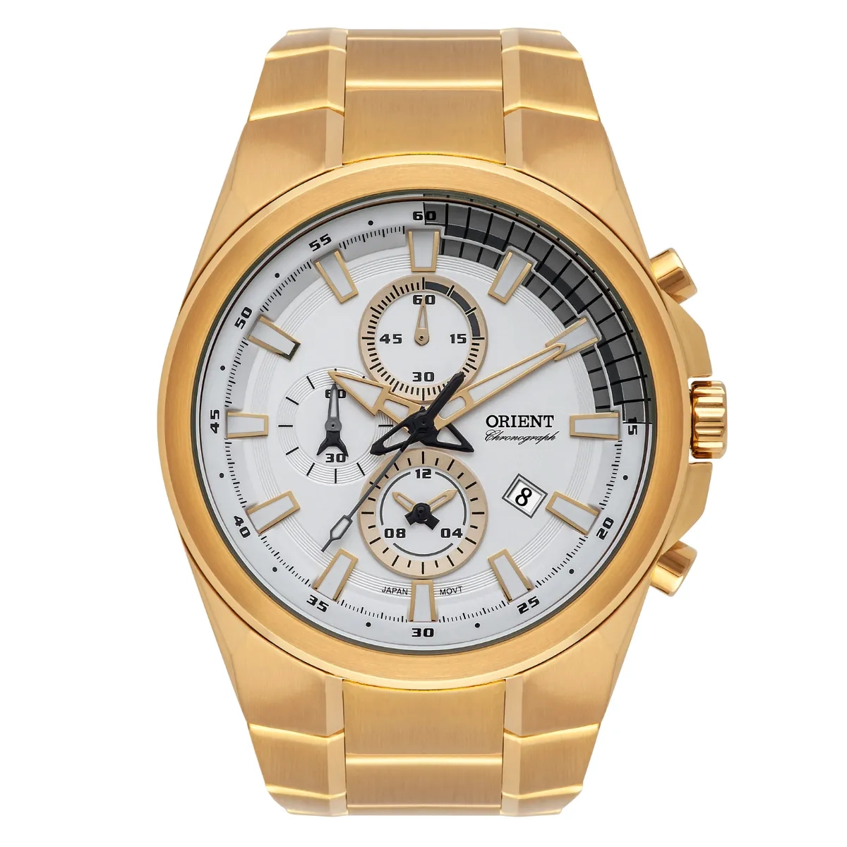 Relógio Orient Sport Cronógrafo Masculino - MGSSC042 S1KX Branco