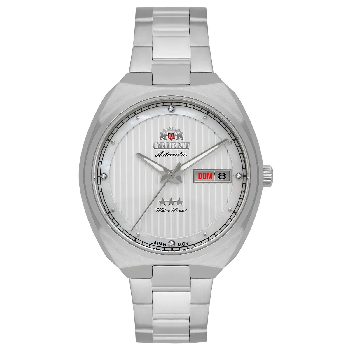 Relógio Orient Automático Clássico Feminino - F49SS028L S1SX Prata