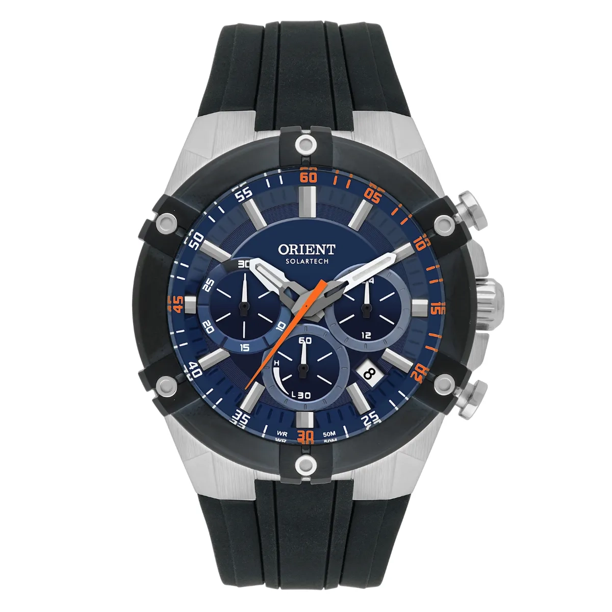 Relógio Orient Sport Solartech Cronógrafo - MBSPC048 D1PX Azul