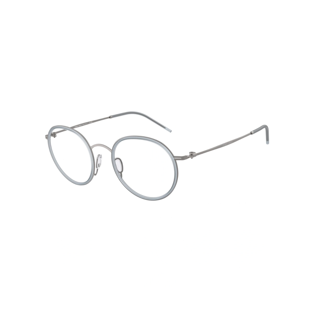 Óculos de Grau Giorgio Armani 0AR5155 3003 49 Metal Chumbo Fosco