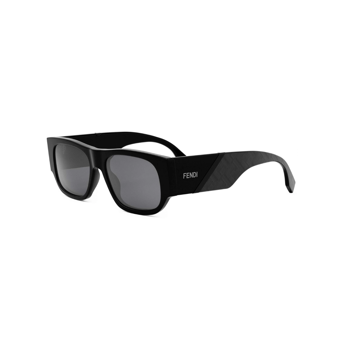 Óculos de Sol Fendi FE40156I_5401A Acetato Preto com lentes na cor Cinza