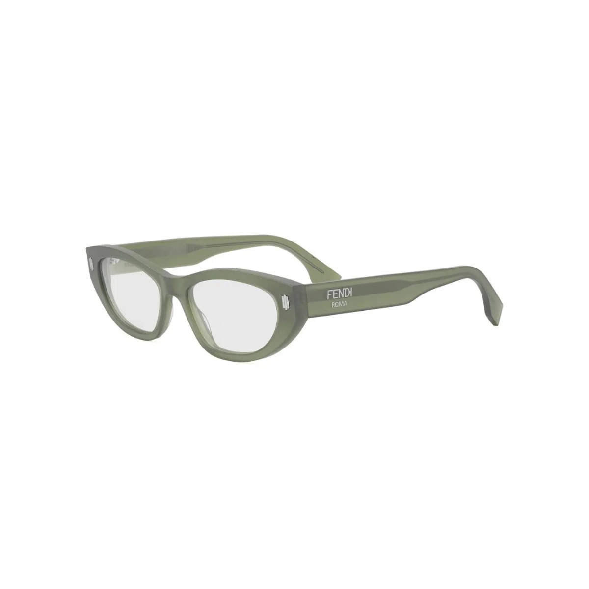 Óculos de Grau Fendi FE50119I_53093 Acetato Verde Transparente