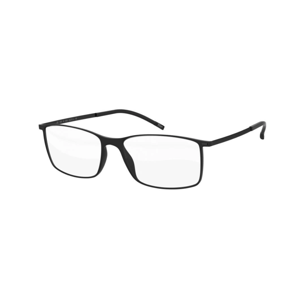 Óculos de Grau Silhouette Urban Lite 2902/40 6050 55/17 Acetato Preto Fosco