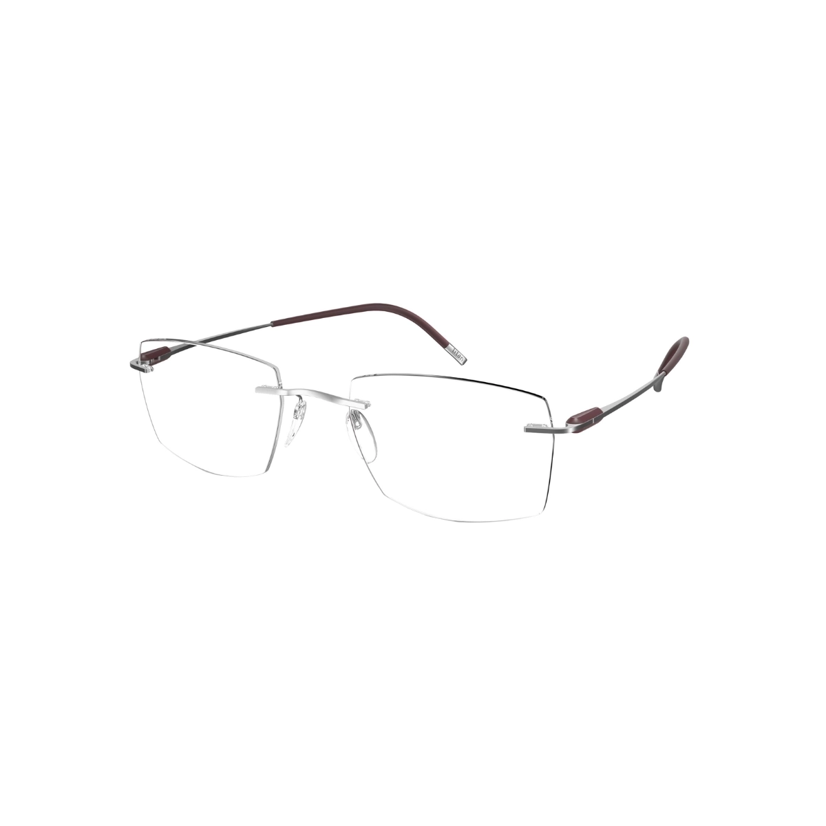 Óculos de Grau Silhouette Purist 5561/LF 6560 56/19 Titânio Grafite