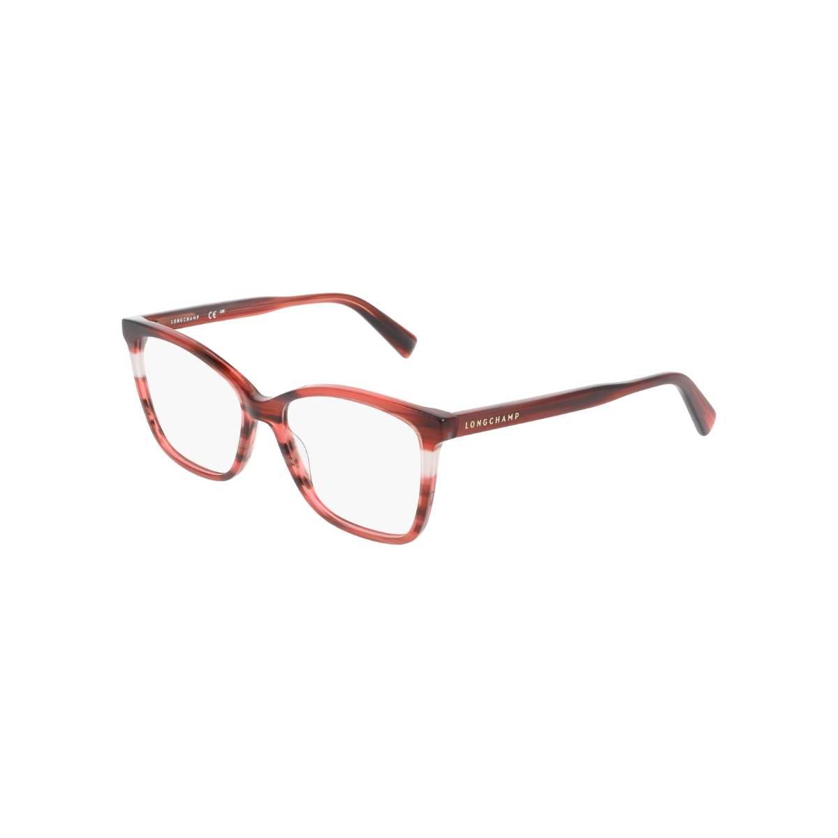 Óculos de Grau Longchamp LO2741 607 52 Acetato Vermelho Mesclado