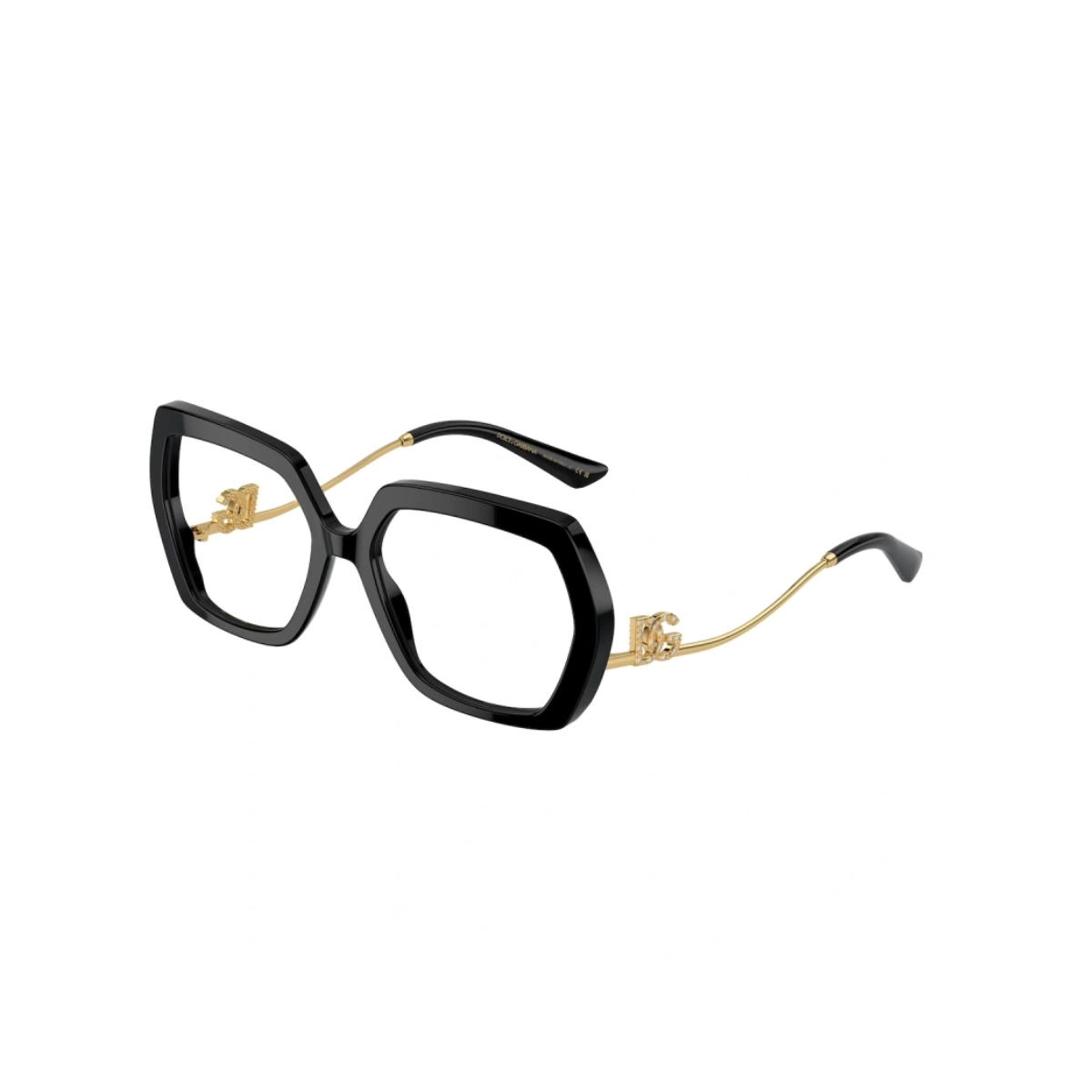 Óculos de Grau Dolce & Gabbana 0DG3390B 501 56 Acetato Preto