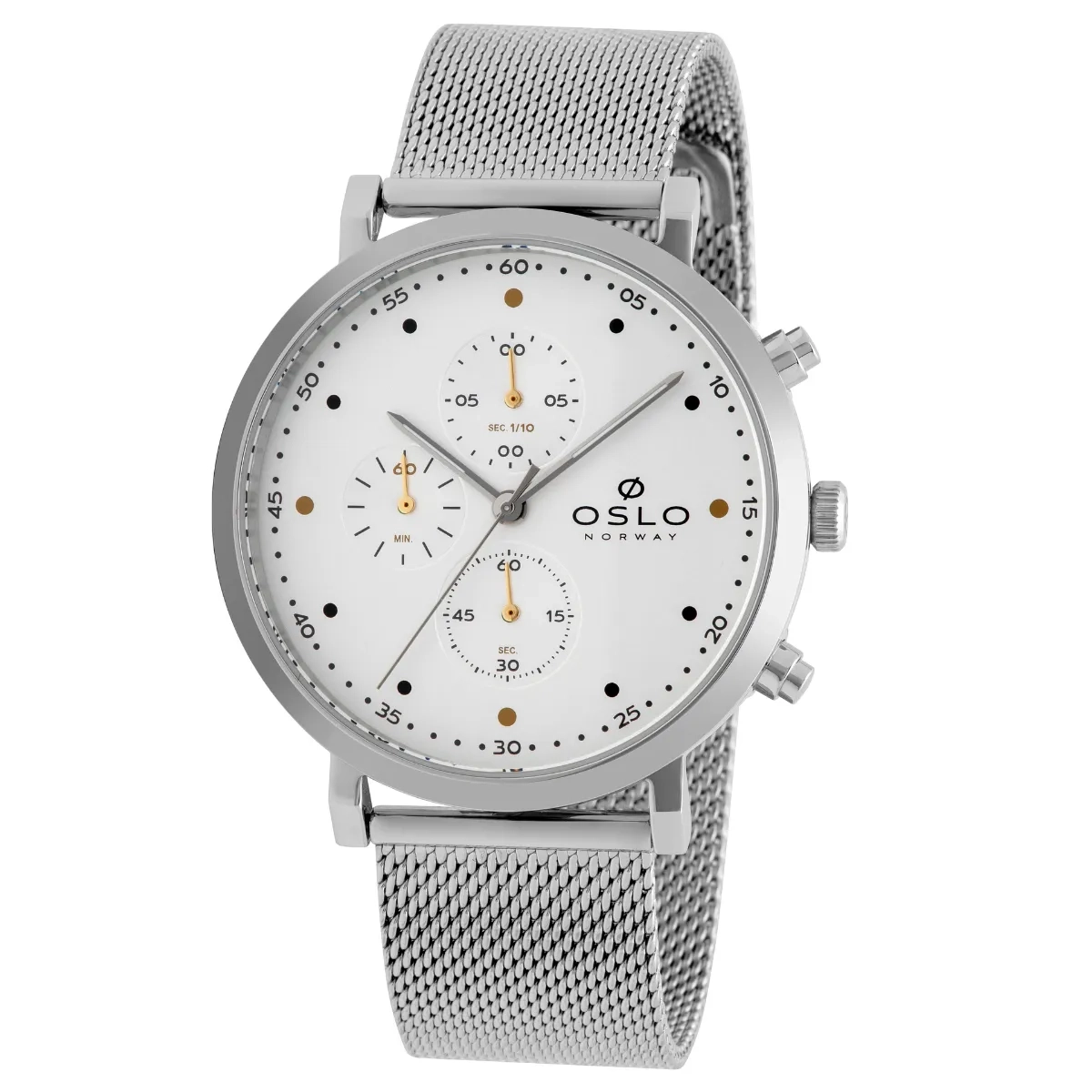 Relógio Oslo Cronógrafo Masculino - OMBSSCVD0008 S1SX Prata