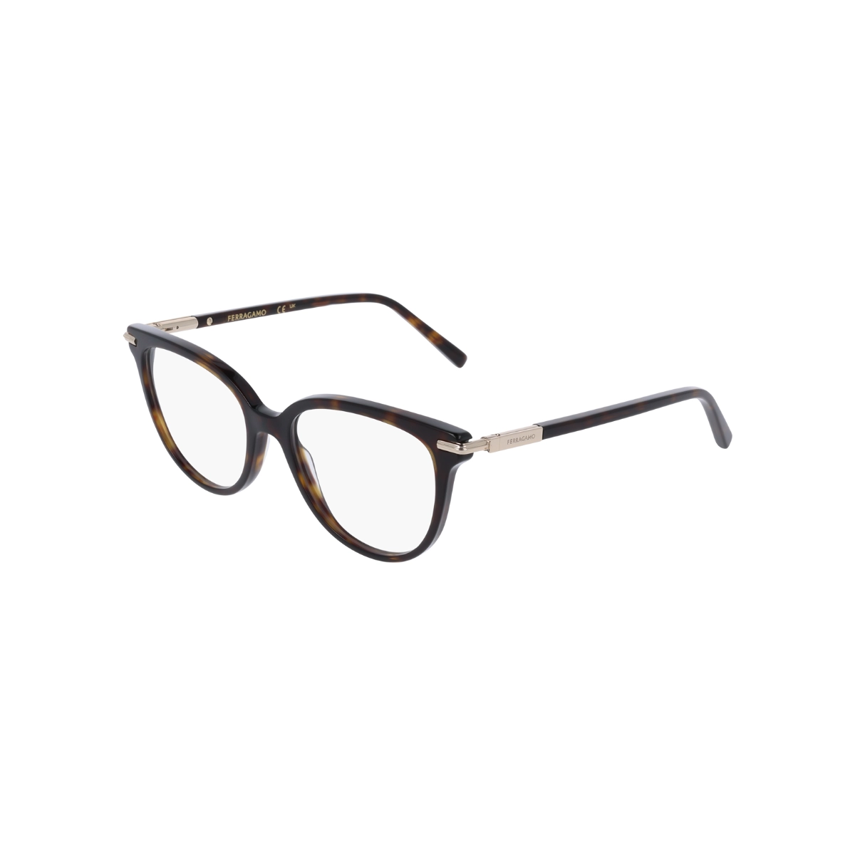 Óculos de Grau Salvatore Ferragamo SF3026 242 52 Acetato Marrom Mesclado