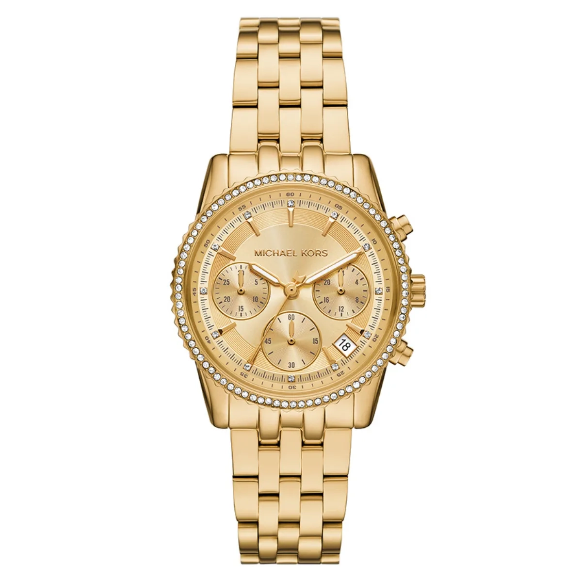 Relógio Michael Kors Mini Bryant Cronógrafo - MK7530/1DN Dourado