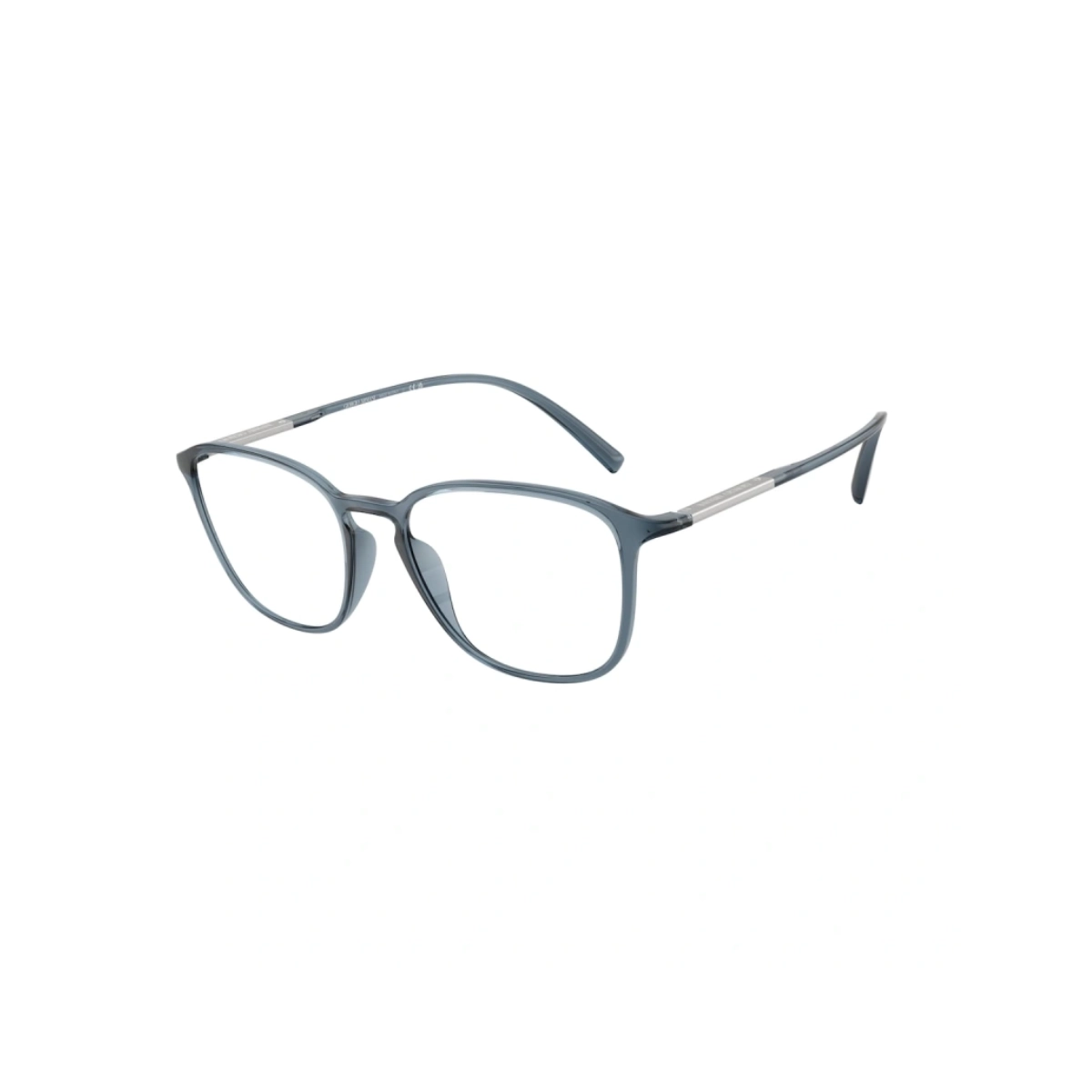 Óculos de Grau Giorgio Armani 0AR7276U 6241 53 Acetato Azul Transparente