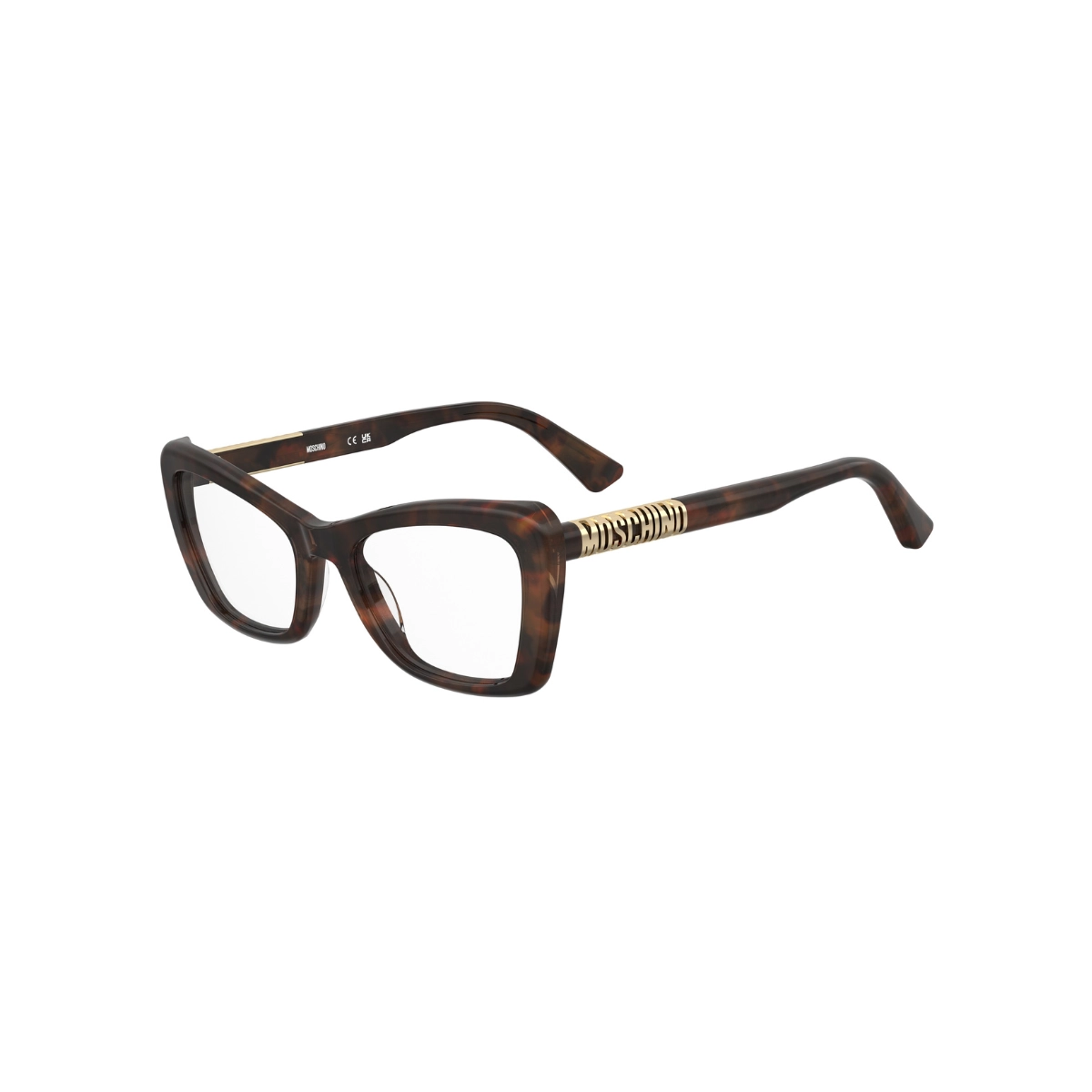 Óculos de Grau Moschino MOS649 C9B 5219 R Acetato Marrom Mesclado