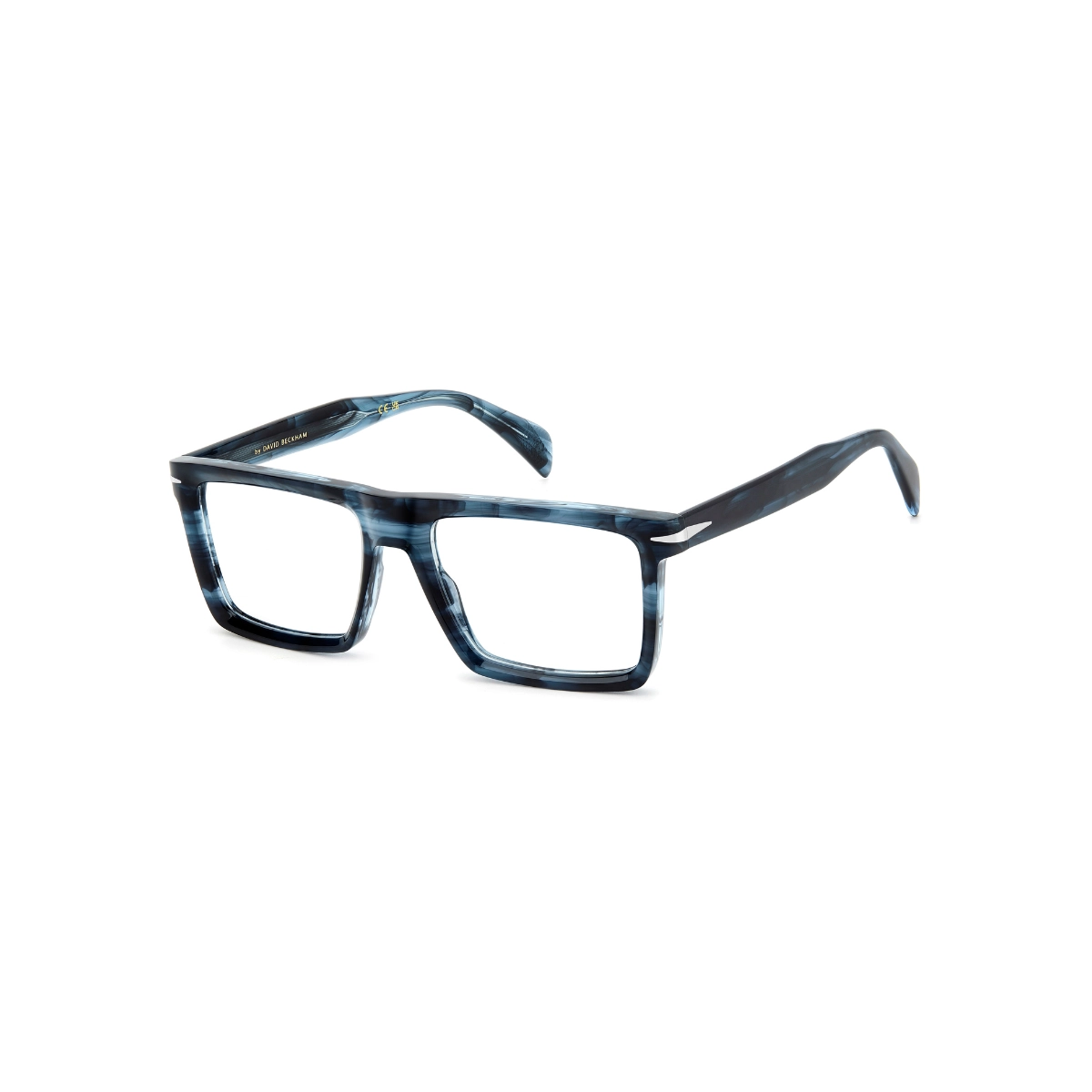 Óculos de Grau David Beckham DB 7138 38I 5518 R Acetato Azul Mesclado