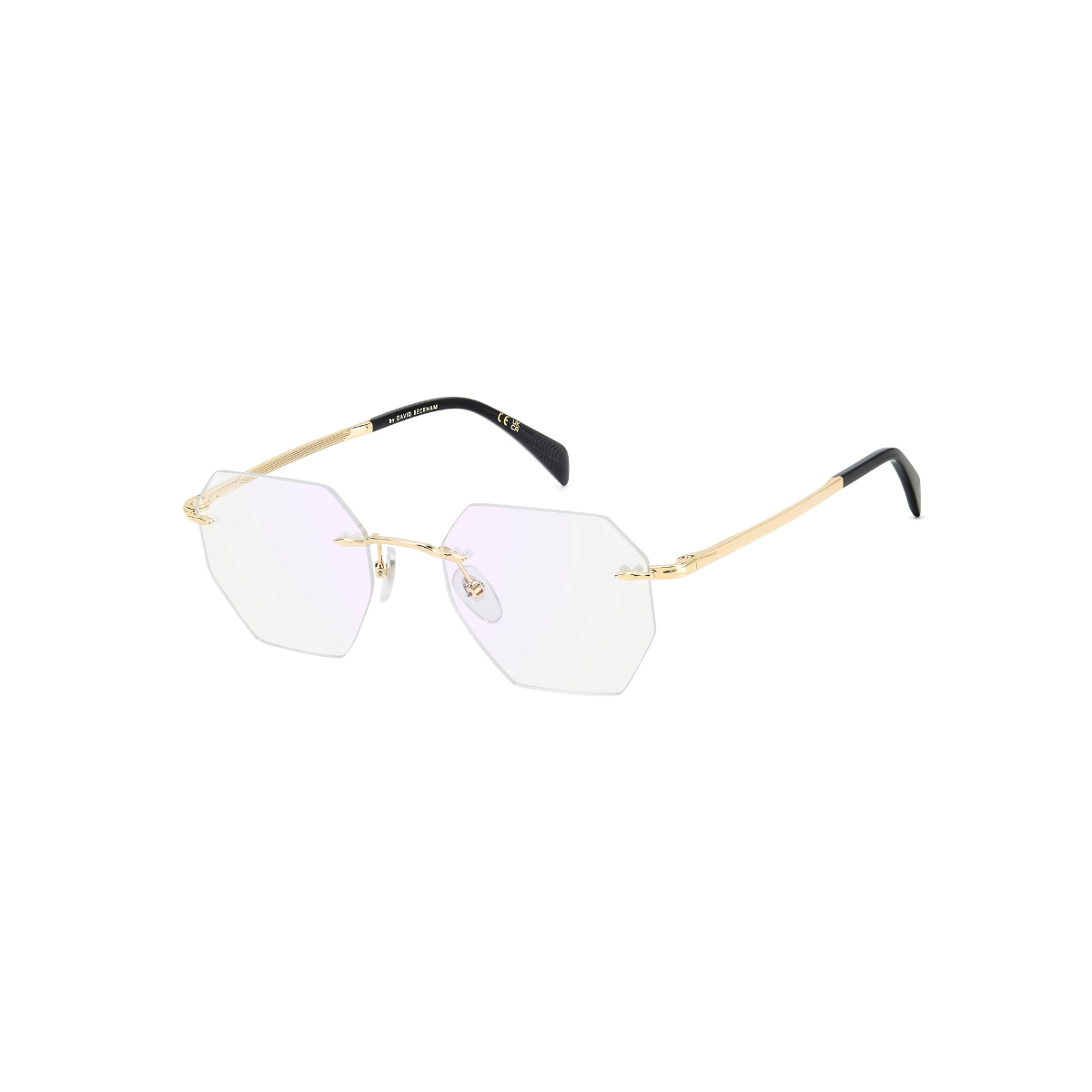 Óculos de Grau David Beckham DB 1189 J5G 4919 R Metal Dourado