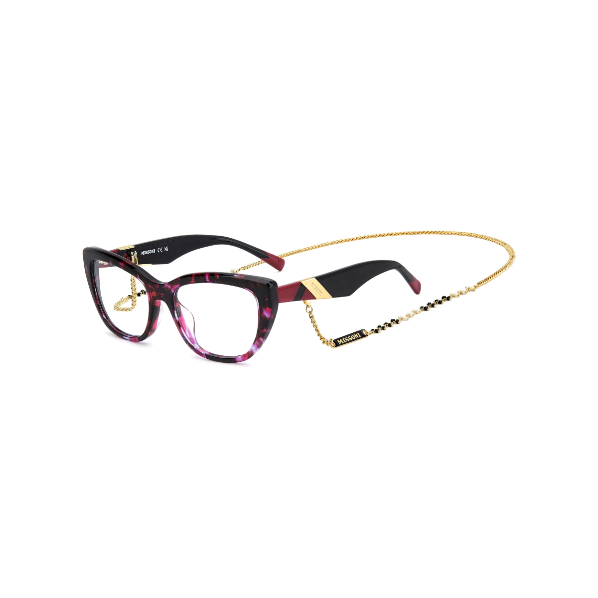 Óculos de Grau Missoni MIS 0224/G 2TM 5417 R Acetato Rosa Mesclado