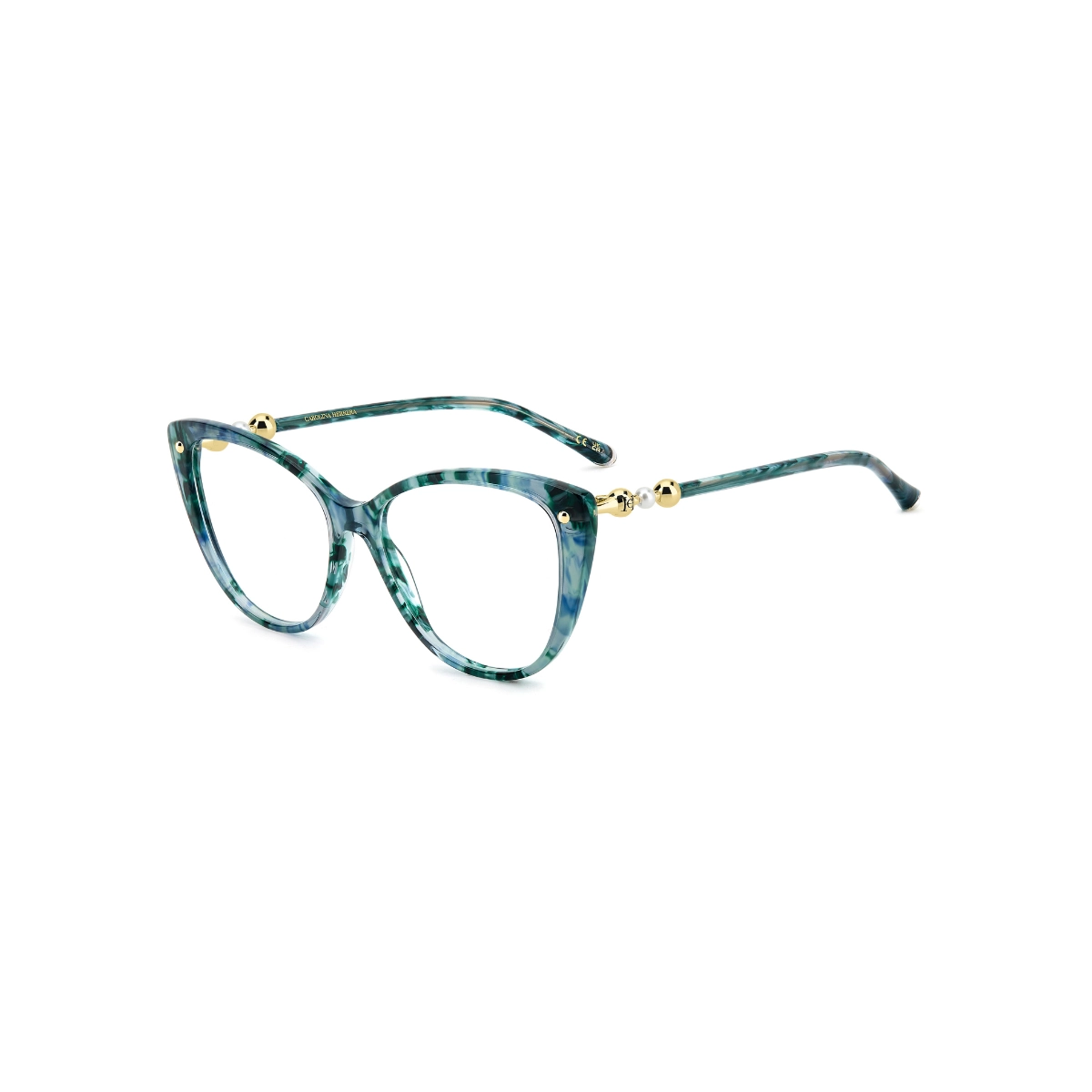 Óculos de Grau Carolina Herrera HER 0319 XGW 5415 R Acetato Verde Mesclado