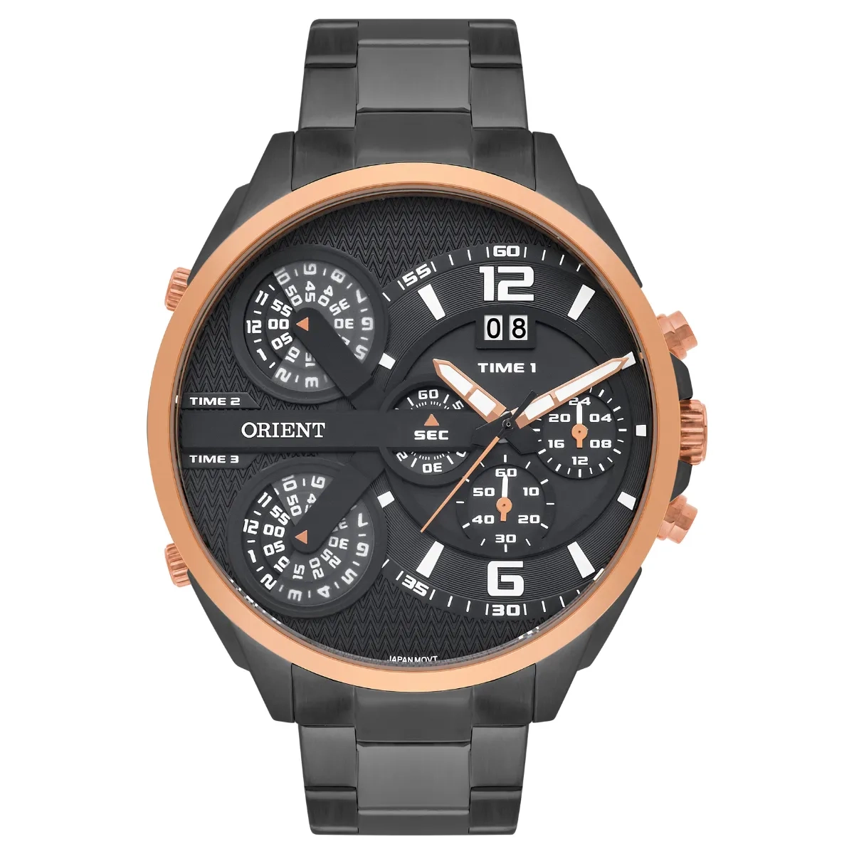 Relógio Orient XL Cronógrafo Masculino - MTSST001 P2PX Preto