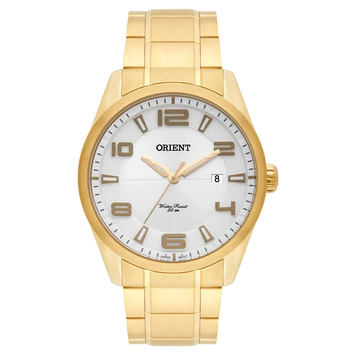 Relógio Orient Clássico Masculino - MGSS1131 S2KX Branco