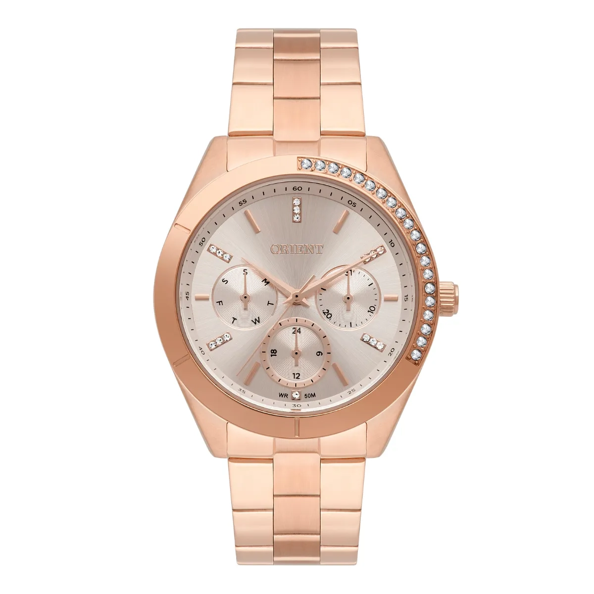 Relógio Orient Eternal Clássico Multifunção - FRSSM045 R1RX Rose