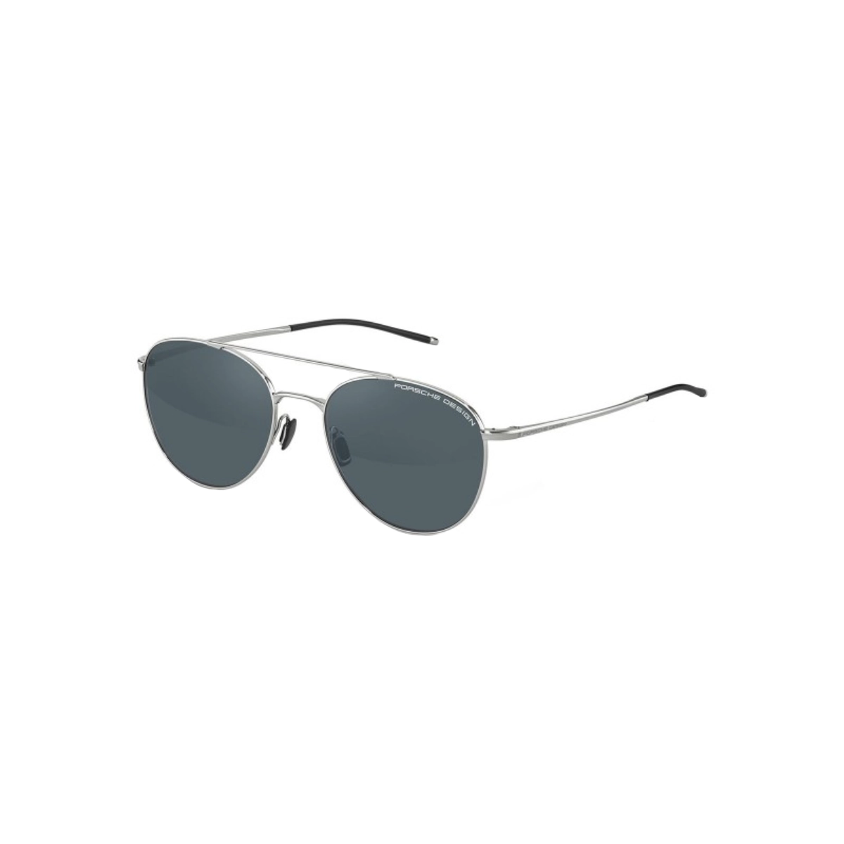 Óculos de Sol Porsche Design P8947 56B Titânio Prata com lentes na cor Azul Espelhado
