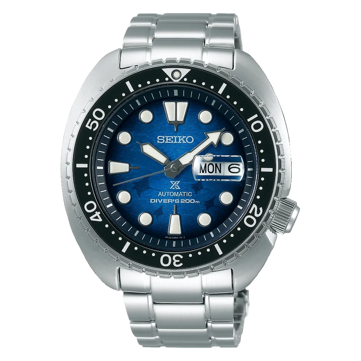 Relógio Seiko Prospex Turtle Edição Especial Save The Ocean - SRPE39K1 D1SX Azul