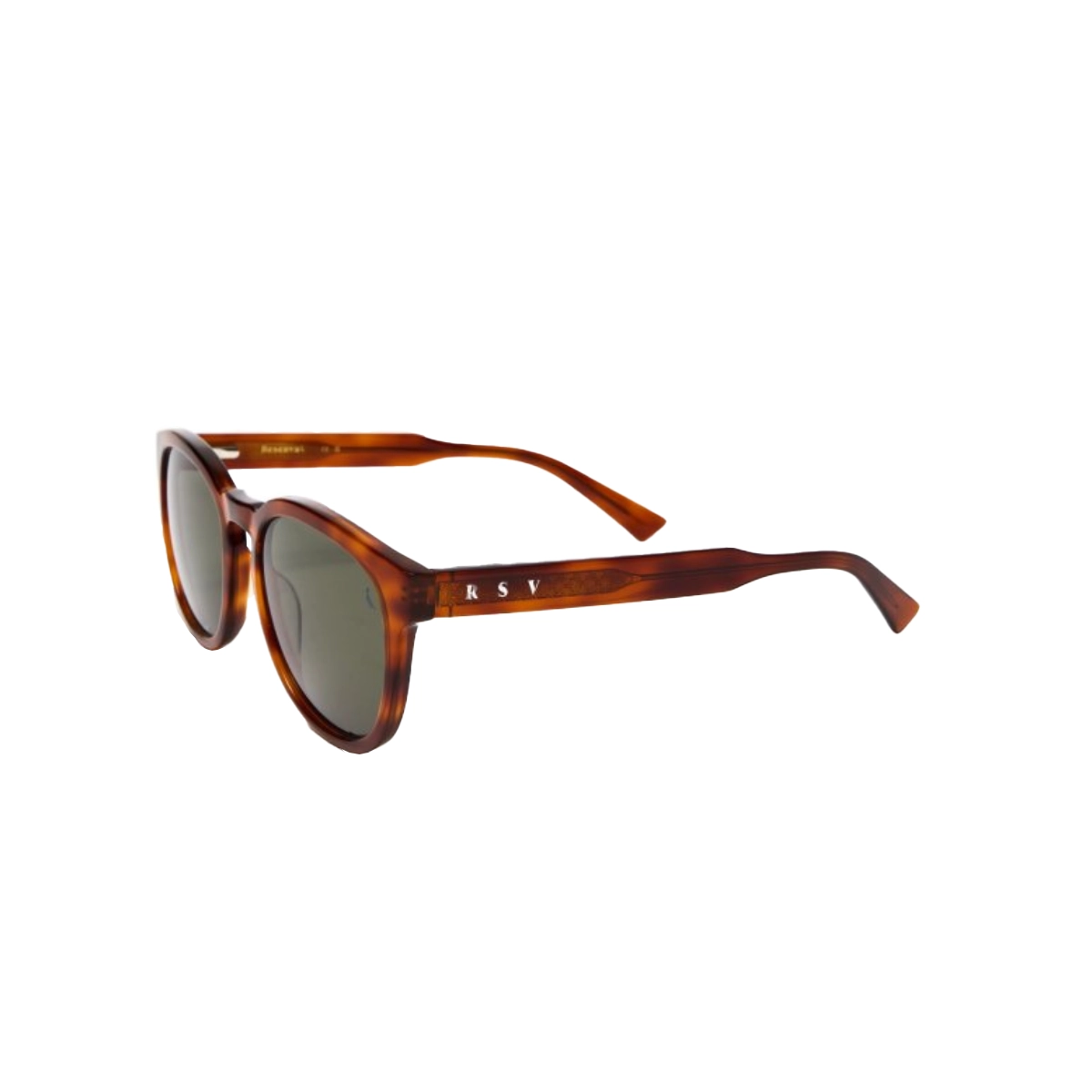 Óculos de Sol Reserva RSV6002S 220 52 Acetato Marrom Mesclado com lentes na cor Verde