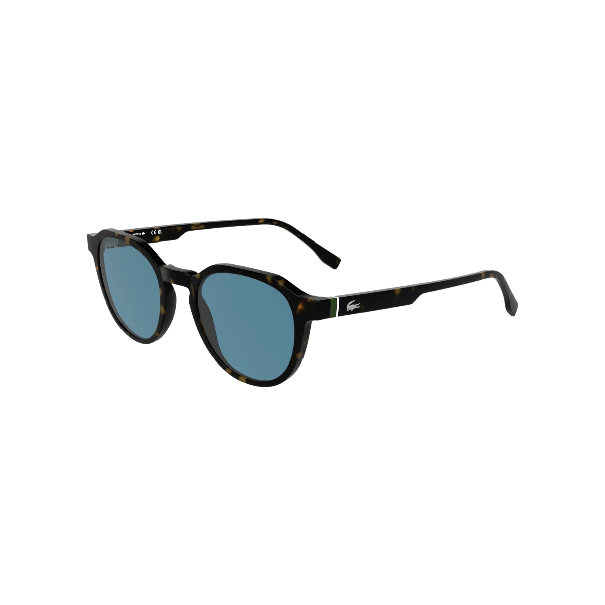Óculos de Sol Lacoste L6052S 214 51 Biopoliamida Marrom Mesclado com lentes na cor Azul